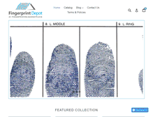 Tablet Screenshot of fingerprintdepot.com